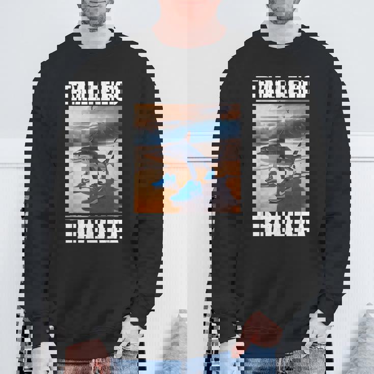 Tralalero Tralala Bootleg Brainrot イタリアン ブレイン ミーム スウェットシャツ 高齢者への贈り物