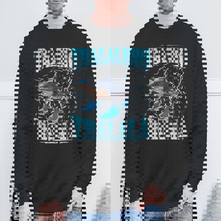 Tralalero Tralala 面白い イタリアン ブレイン ミーム ボーイズ キッズ スウェットシャツ 高齢者への贈り物