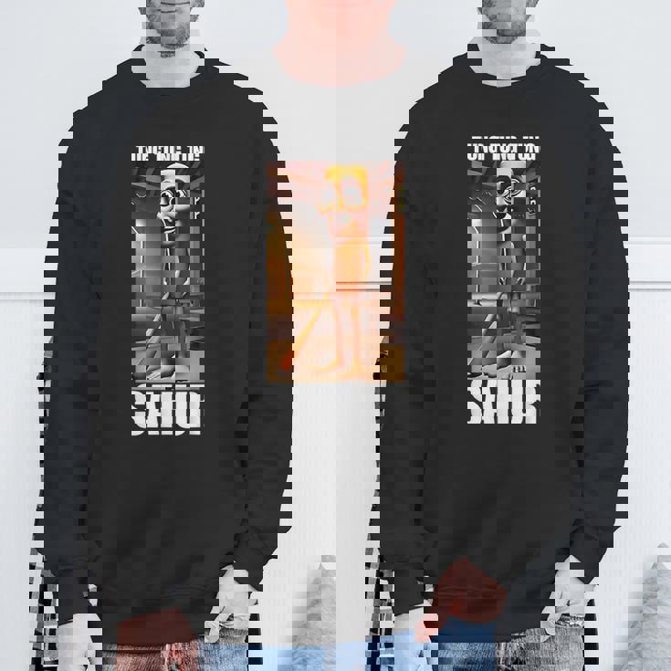 Tung Tung Tungahur Italian Brainrot Meme スウェットシャツ 高齢者への贈り物