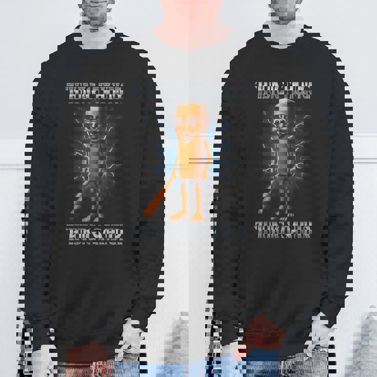 Tung Tung Tungahur 面白い動物 イタリアン ブレイン ミーム スウェットシャツ 高齢者への贈り物