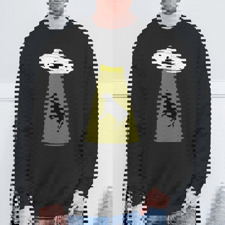 Ufo牛誘拐シャツ スウェットシャツ 高齢者への贈り物