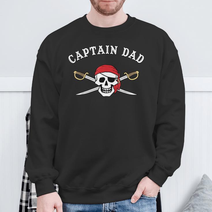 Uomo Pirata Divertente Capitano Papà Felpa Regalos para ancianos