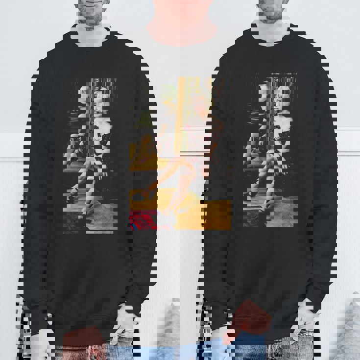 Usポップスター、シンディ・ローパー1993年撮影。 スウェットシャツ 高齢者への贈り物