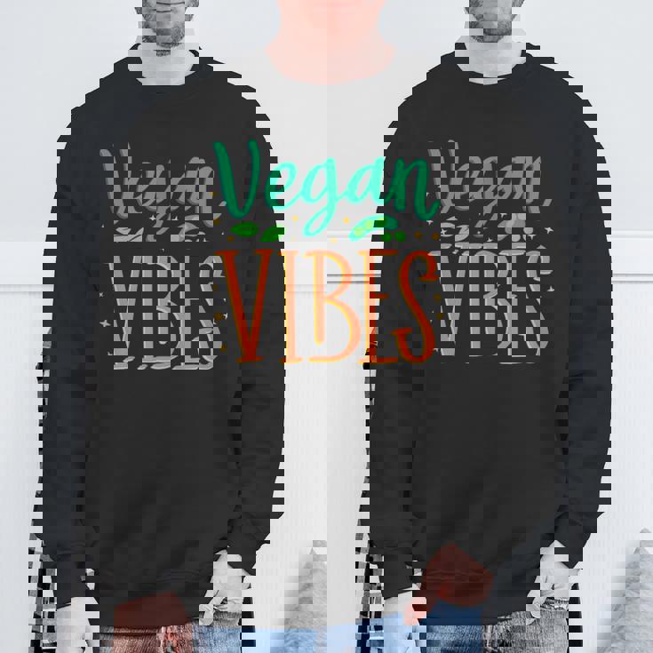 Veganibes 面白いヴィーガン主義 ベジタリアン 植物 ヴィーガン スウェットシャツ 高齢者への贈り物
