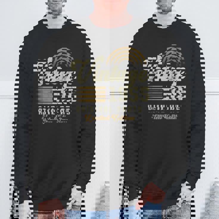 Vintage 1955 オリジナルパーツ 70歳の誕生日 スウェットシャツ 高齢者への贈り物