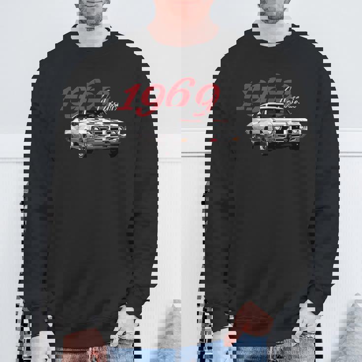 Vintage 1969 Gto、アメリカのマッスルカー、クラシックホットロッド スウェットシャツ 高齢者への贈り物