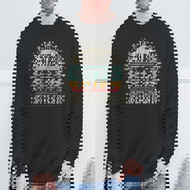 Vintage 1972 Limited Edition Legendary Awesome Epic 1972 スウェットシャツ 高齢者への贈り物