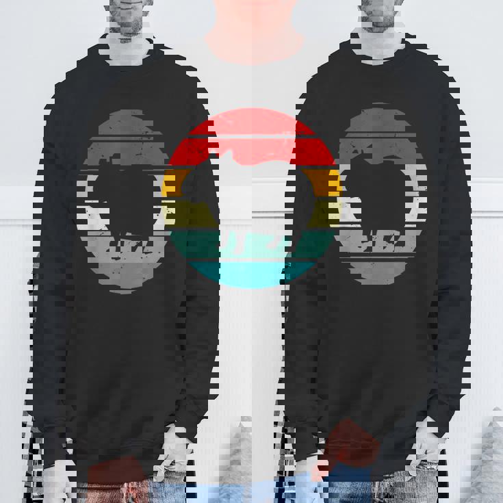 Vintage Retrounset Capybara スウェットシャツ 高齢者への贈り物