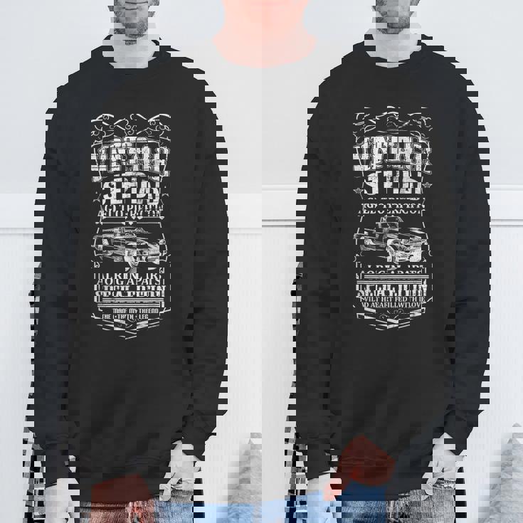 Vintage Stepdad The Man Fathers Day For Men Sweatshirt Gifts for Old Men