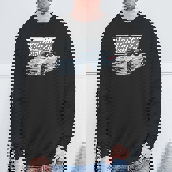 Volksのs15シルビアドリフトカースペック スウェットシャツ 高齢者への贈り物