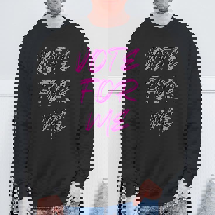 Vote For Me 選挙日 生徒会アパレル スウェットシャツ 高齢者への贈り物