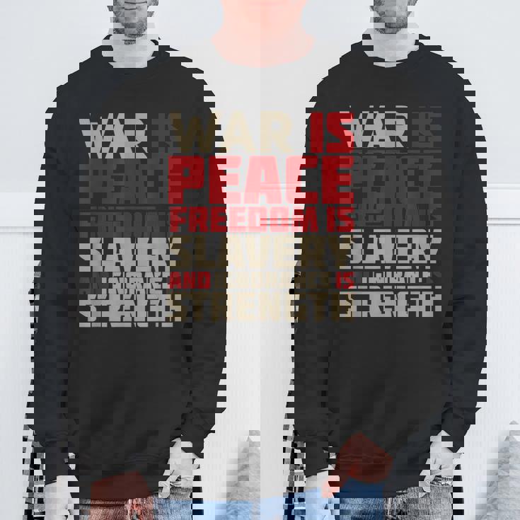 War Is Peace 引用tシャツ スウェットシャツ 高齢者への贈り物
