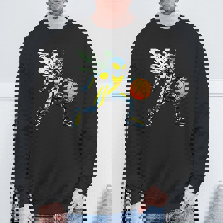 Wasp バスケットボール選手バスケットボール スズメバチ スウェットシャツ 高齢者への贈り物