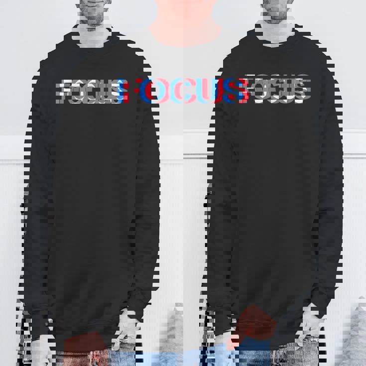 Weird Focus Crazy Optical Illusionシャツ スウェットシャツ 高齢者への贈り物