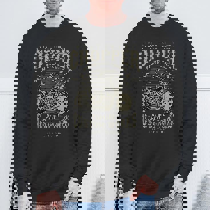 West Coast Chopper オートバイtシャツ スウェットシャツ 高齢者への贈り物