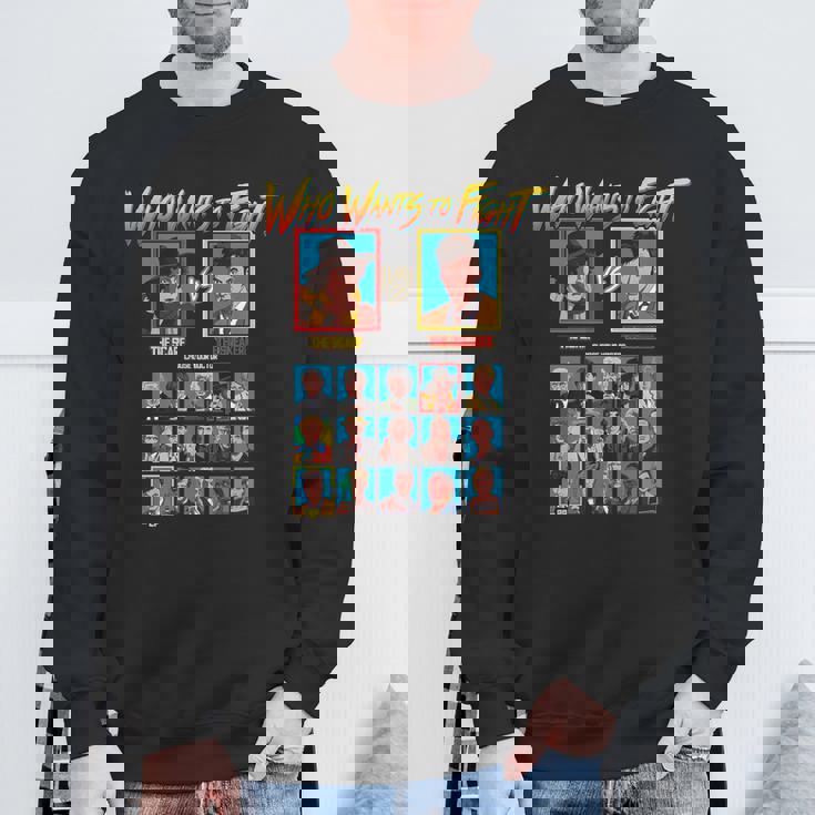 Who Wants To Fight Doctors Doctor スウェットシャツ 高齢者への贈り物