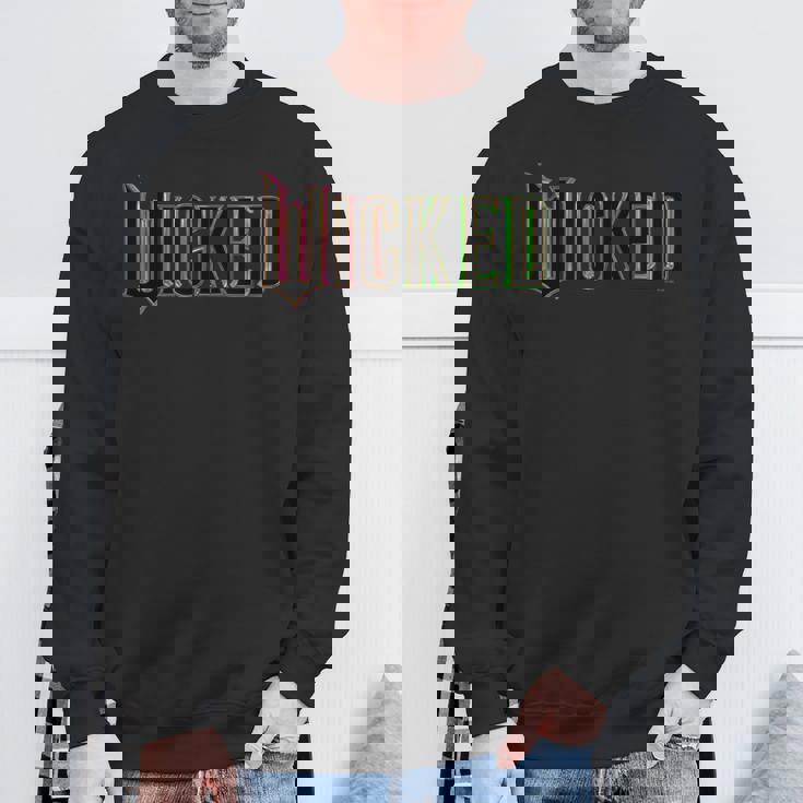 Wicked Pink And Green ロゴ スウェットシャツ 高齢者への贈り物