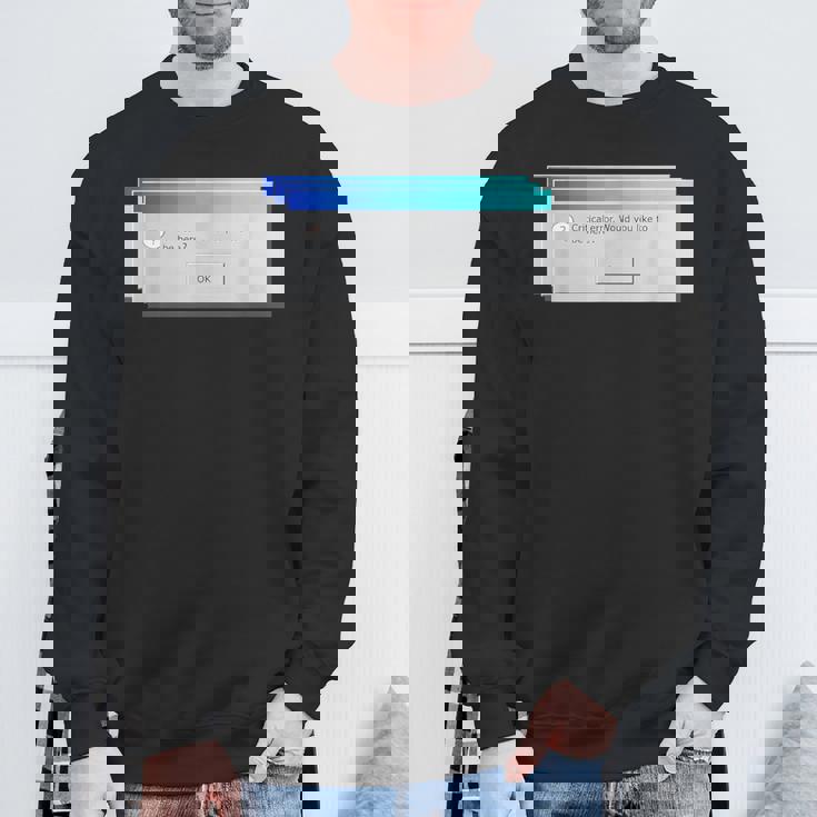 Windows 95 ヴィンテージ ヴェイパーウェーブ Windows 95 スウェットシャツ 高齢者への贈り物