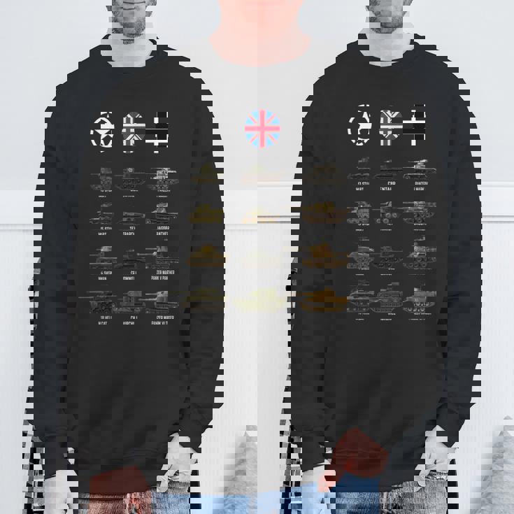 Ww2 戦車 シャーマン ヘルキャット パンツァー タイガー パンサー タンクファン用 スウェットシャツ 高齢者への贈り物