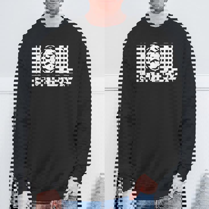 Xrp リップルコイン Hodlはxrp リップルクリプトホドラーです。 スウェットシャツ 高齢者への贈り物