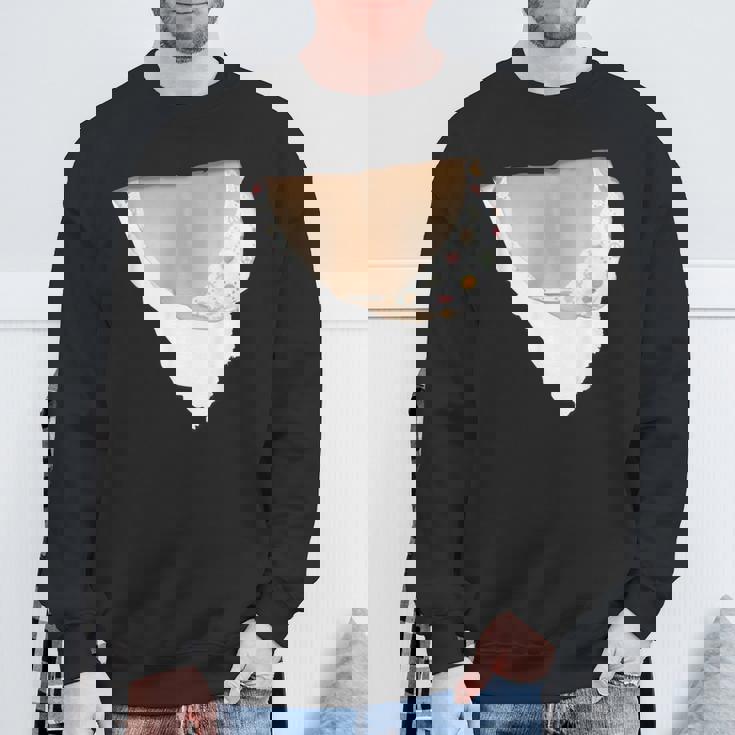 Your Boobs Arehowing おっぱいが食べたおっぱいを スウェットシャツ 高齢者への贈り物