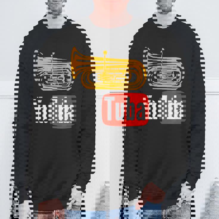 Youtuba おもしろ金管楽器 スウェットシャツ 高齢者への贈り物