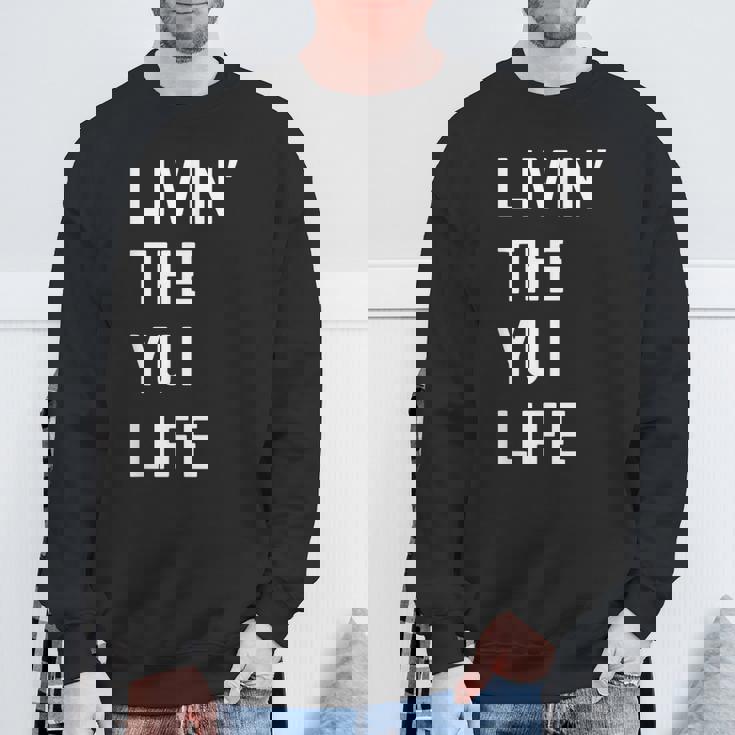 Yui の人生を生きている Yui スウェットシャツ 高齢者への贈り物