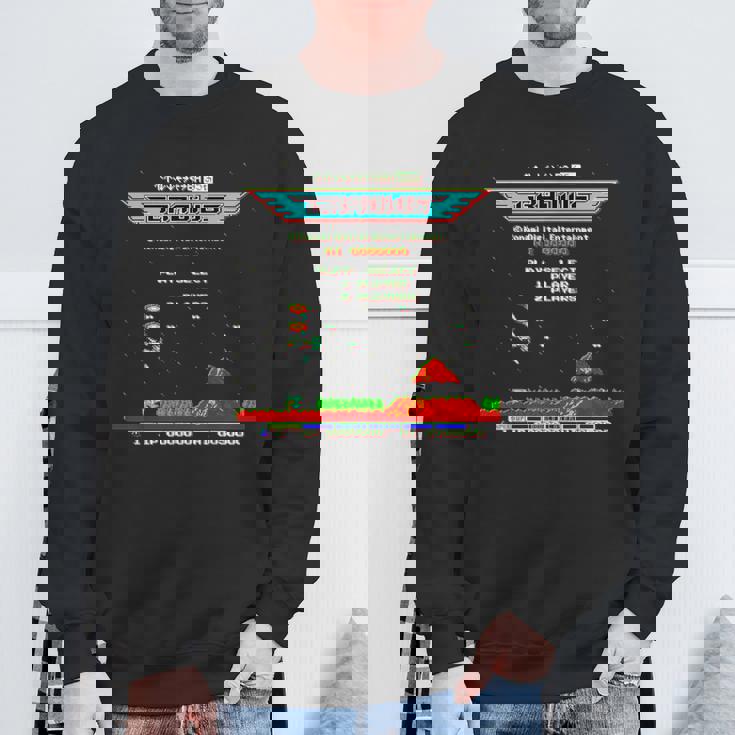 「グラディウス」上上下下左右左右ba スタート スウェットシャツ 高齢者への贈り物