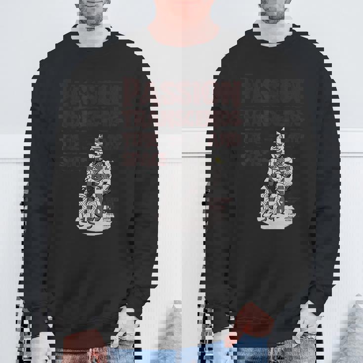 「情熱は時空を超える」 合掌土偶 祈る土偶 縄文 土偶 青森県八戸市 国宝 考古学 はにわ シュール スウェットシャツ 高齢者への贈り物