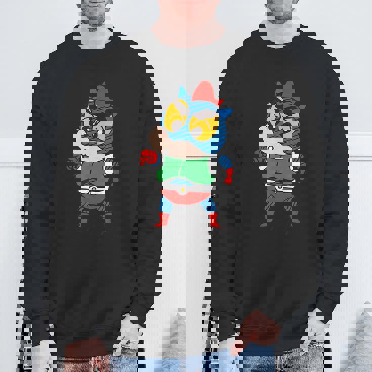 【まんが】クレヨンしんちゃん アクション仮面に変身！ スウェットシャツ 高齢者への贈り物