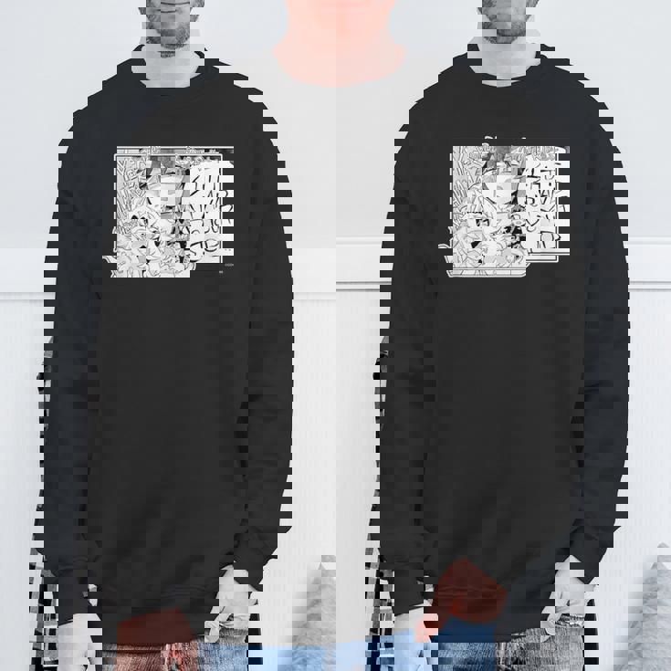 【大神ミオ】『ヤマト神想怪異譚』漫画コマtシャツ（本人セレクト 英語） スウェットシャツ 高齢者への贈り物