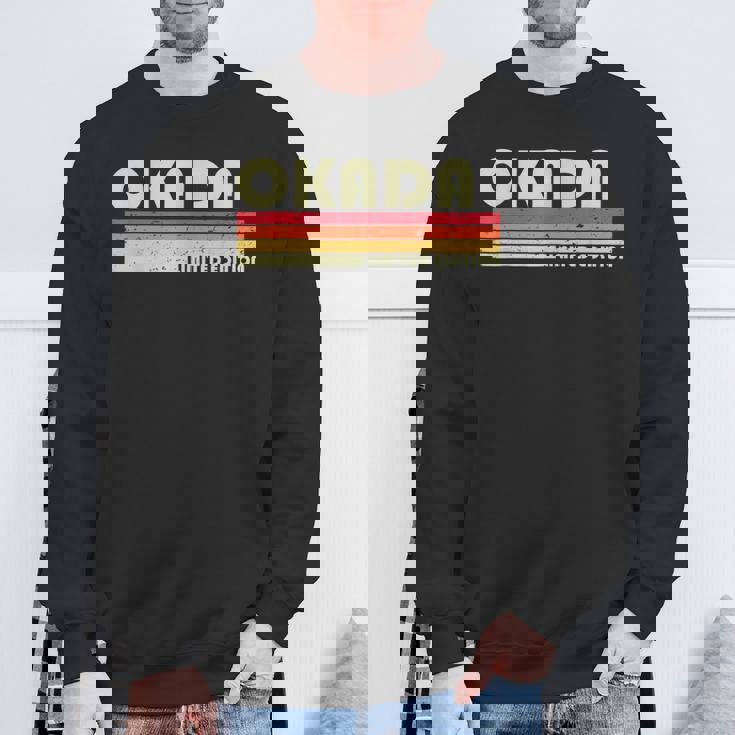 【岡田 おかだ】名前 名字 家族お揃い ギャグ ネタ ウケ狙い 贈り物 ギフト 面白い おもしろ スウェットシャツ 高齢者への贈り物