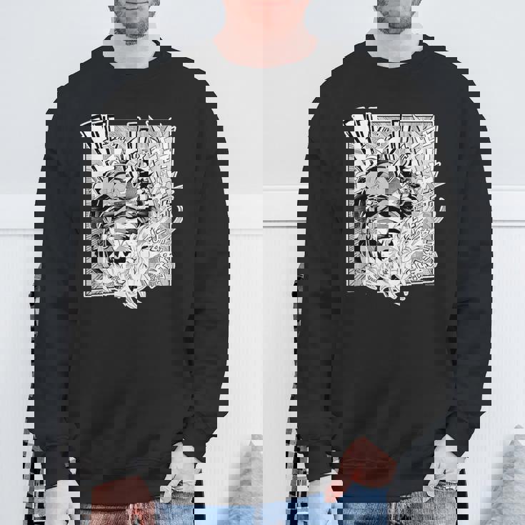 【百鬼あやめ】『ヤマト神想怪異譚』漫画コマtシャツ（本人セレクト 日本語） スウェットシャツ 高齢者への贈り物