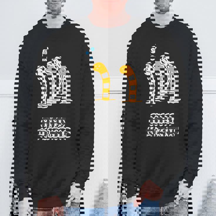 あなごフレンズ《チンアナゴ & ニシキアナゴ》【どうぶつフレンズ】水族館 ゆるくて かわいい 面白 動物 イラスト スウェットシャツ 高齢者への贈り物