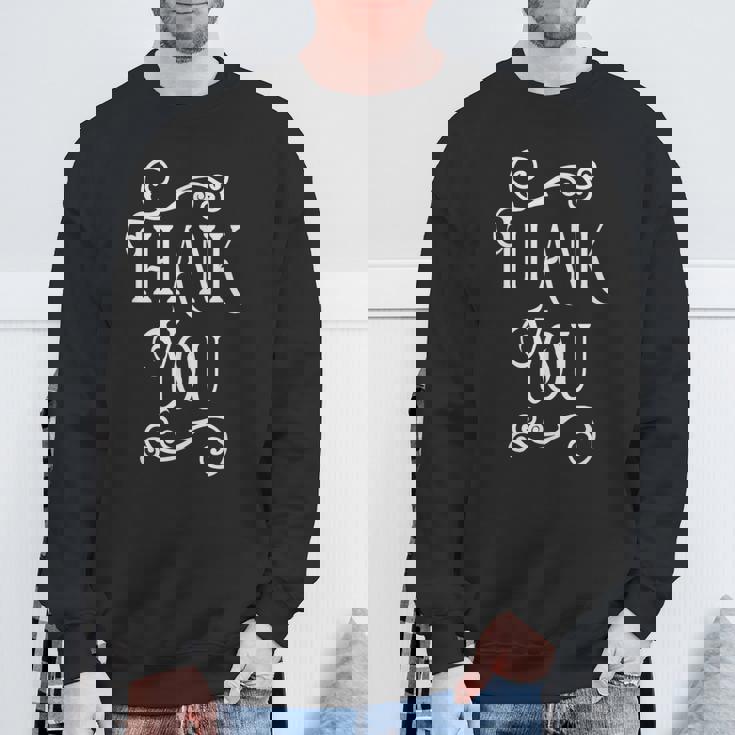 ありがとう スウェットシャツ 高齢者への贈り物