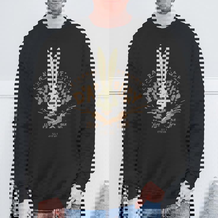 うさぎ 面白い ジョーク ドクロ パロディ デッド バニー スウェットシャツ 高齢者への贈り物