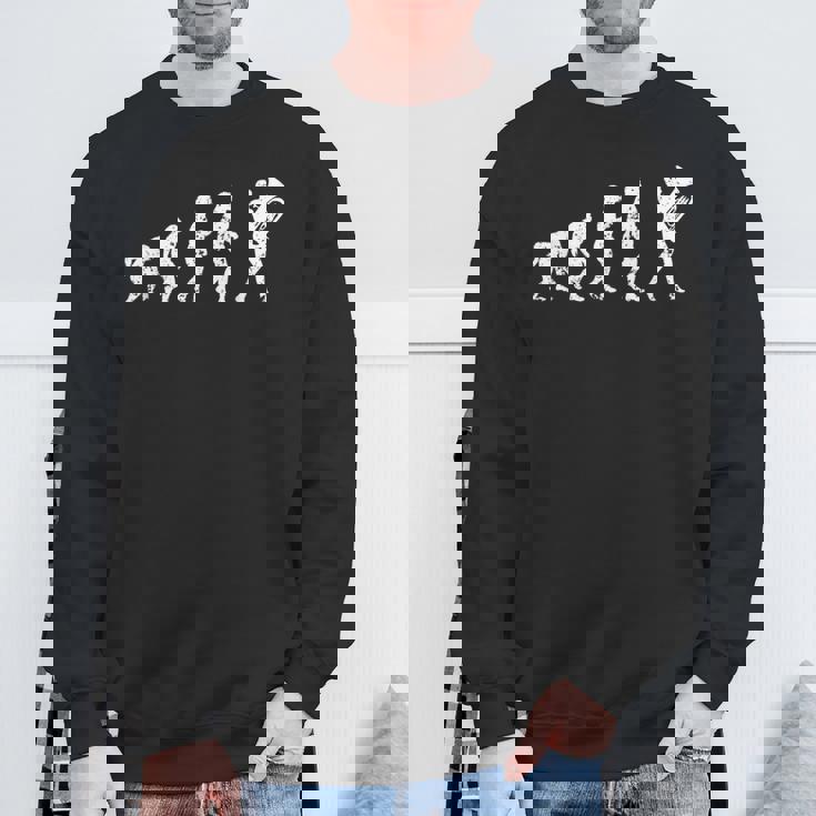 おかしなマーチングバンド ミュージシャン チューバ奏者 人類の進化 スウェットシャツ 高齢者への贈り物