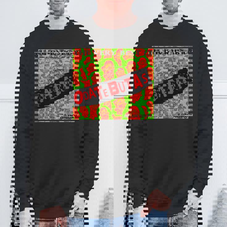 おだてブタがいっぱい デザインa スウェットシャツ 高齢者への贈り物