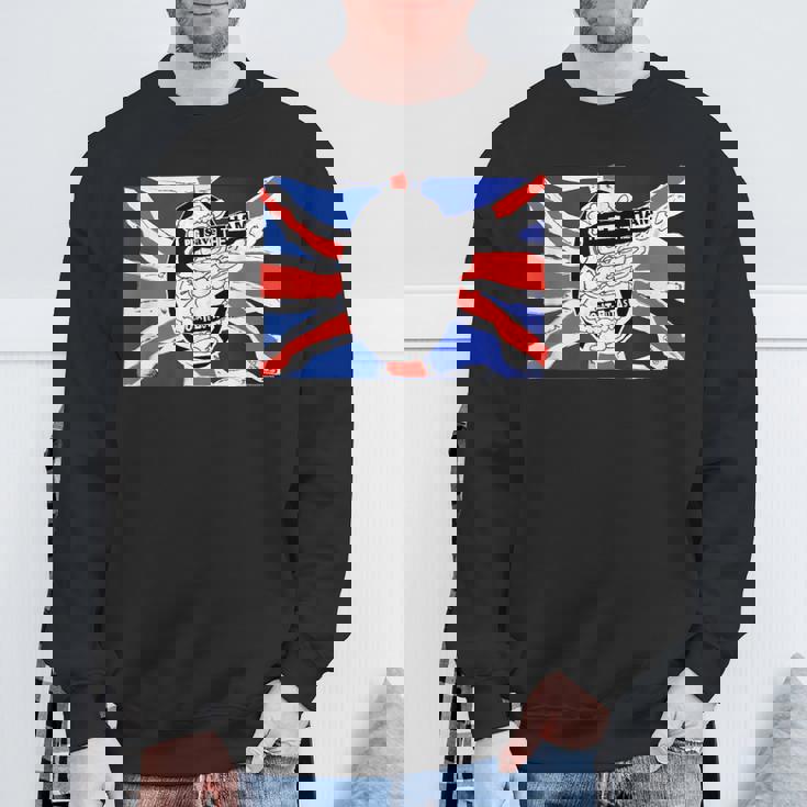 おだてブタがいっぱい デザインb スウェットシャツ 高齢者への贈り物