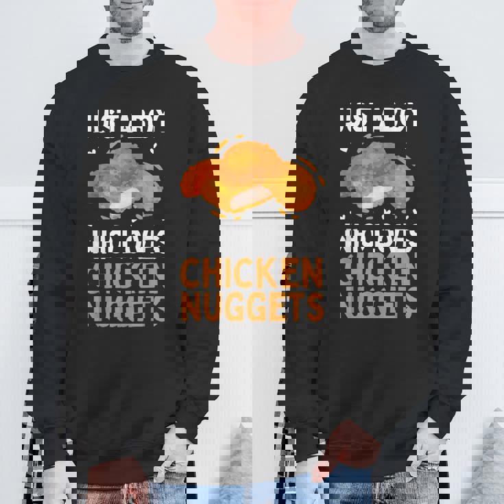 おもしろチキンナゲット メンズ ボーイズ キッズ チキンナゲット愛好家向け スウェットシャツ 高齢者への贈り物