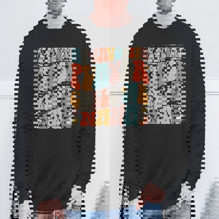 お気に入りの野球選手が私をナナと呼ぶ母の日。 スウェットシャツ 高齢者への贈り物