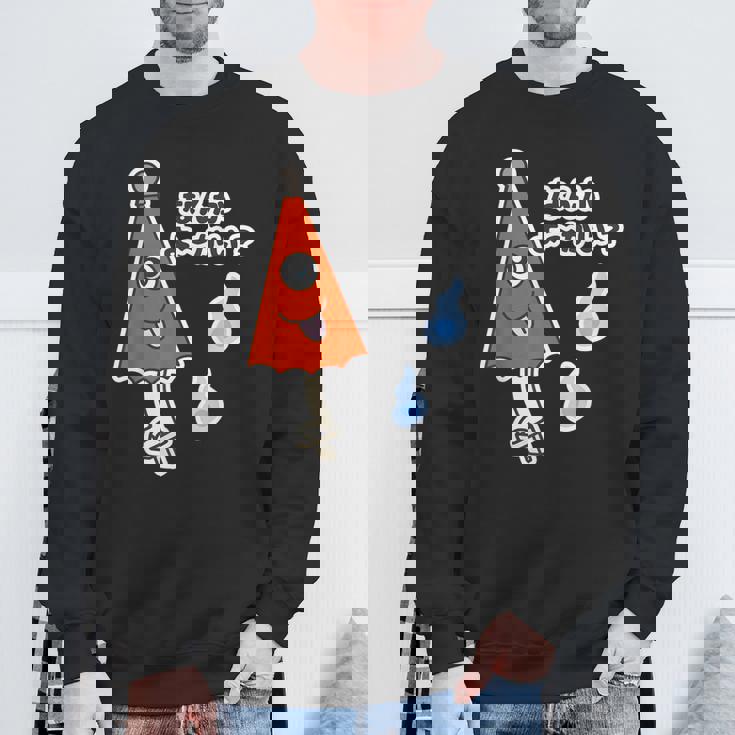 からかさ小僧『なんか よ〜かい？』唐傘 おばけ【ゆるフレンズ】妖怪 かわいい イラスト スウェットシャツ 高齢者への贈り物