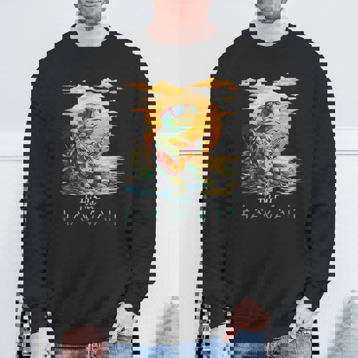 かわいい トロピカル ヒロ ハワイ ウミガメ お土産 スウェットシャツ 高齢者への贈り物