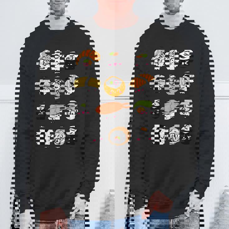 かわいいお寿司 スウェットシャツ 高齢者への贈り物