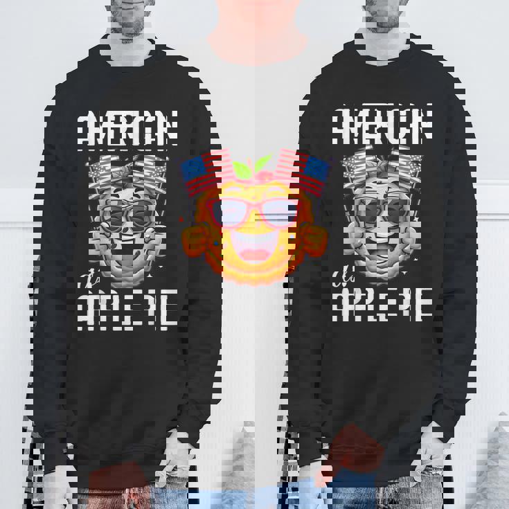 かわいいアメリカンアップルパイシャツ メンズ レディース キッズ スウェットシャツ 高齢者への贈り物