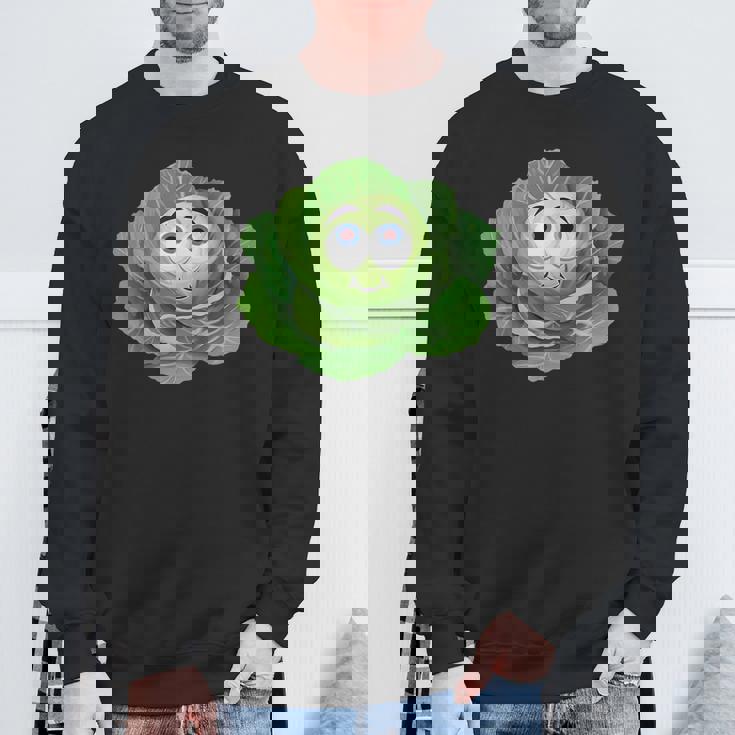 かわいいキャベツチーム ハロウィンコスチューム キャベツ愛好家 ビーガンtシャツ スウェットシャツ 高齢者への贈り物