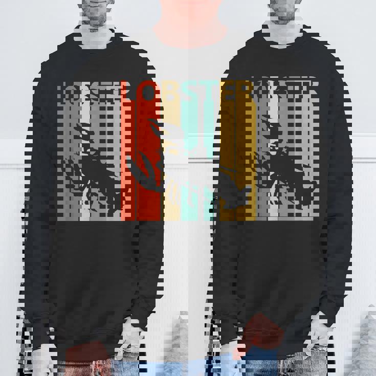 かわいいロブスターの動物 スウェットシャツ 高齢者への贈り物