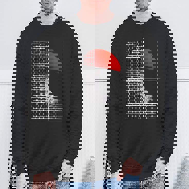 きのこ 建築 アート イラスト モチーフ きのこ スウェットシャツ 高齢者への贈り物