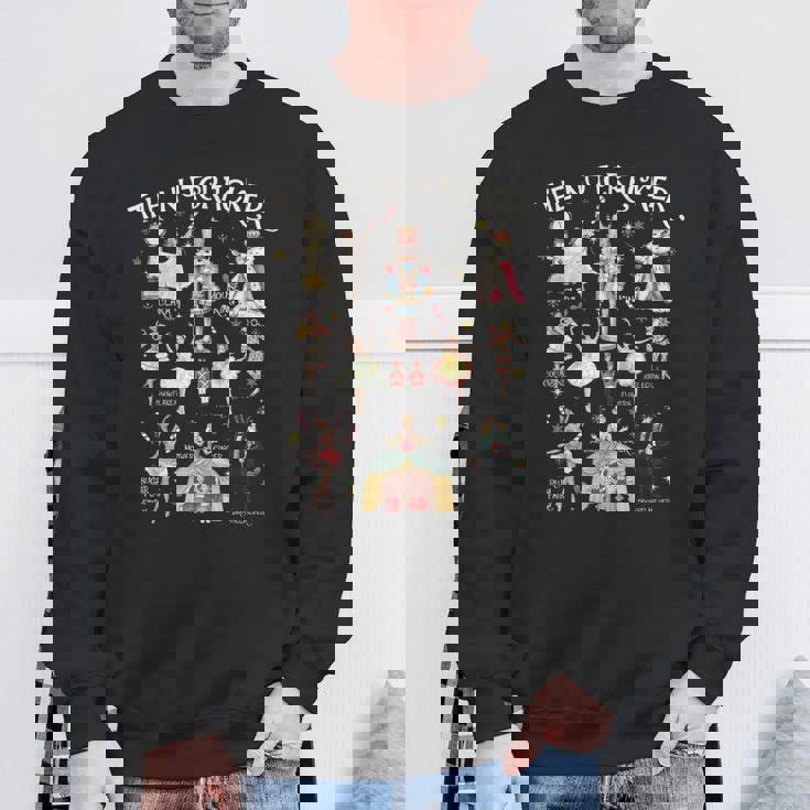 くるみ割り人形 クリスマス クリスマス ファミリー マッチング パジャマ オーナメント スウェットシャツ 高齢者への贈り物