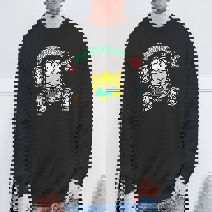 けろけろけろっぴ てるてるぼうず ダークカラー スウェットシャツ 高齢者への贈り物